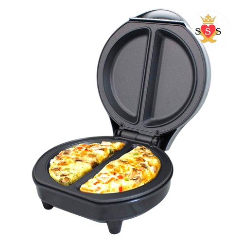 Dual omelette maker electric - omelette,