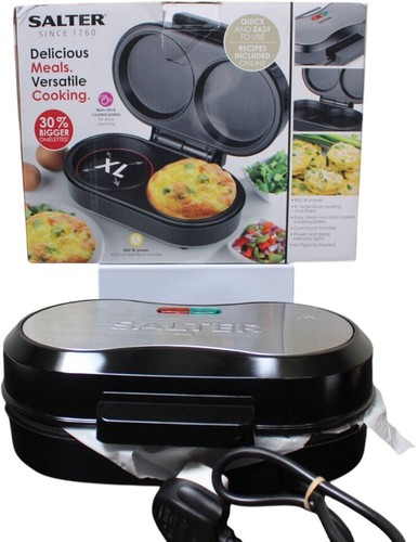 Salter 850w dual omelette - dual,